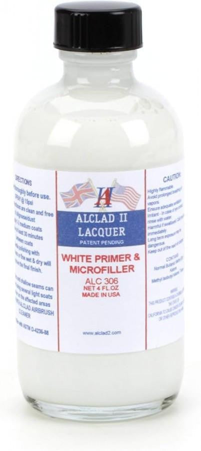Alclad II Lacquer White Primer & Microfiller 306